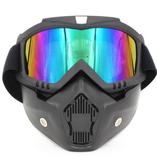 cross country motorcycle helmet windbreak mask, White;black 
cross country motorcycle helmet windbreak mask, White;black