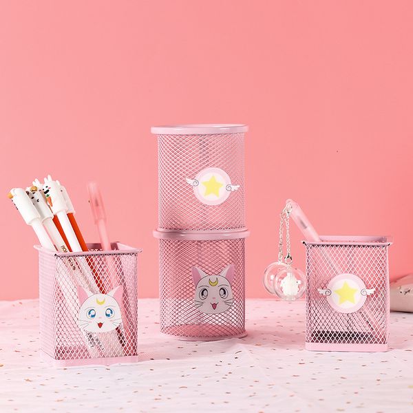 pens creative stationery children's cartoon metal mesh holder deskornament grid office storage bucket
pens creative stationery children's cartoon metal mesh holder deskornament grid office storage bucket