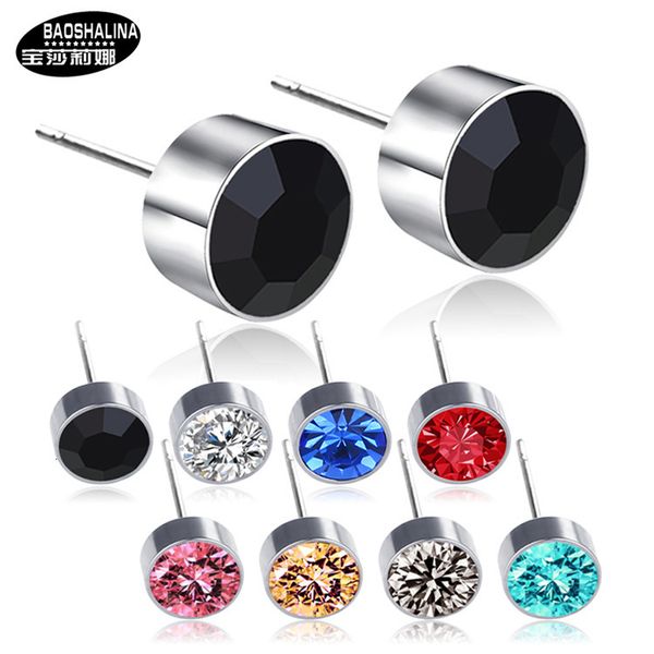 studs earrings rosalina is not allergic to titanium steel colorful czech diamond for men and women, Golden;silver
studs earrings rosalina is not allergic to titanium steel colorful czech diamond for men and women, Golden;silver