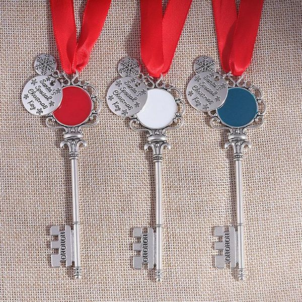 christmas decorations 1pc creative keychain snowflake ribbon bow magic key ornaments santa claus tree ornament gift decoration
christmas decorations 1pc creative keychain snowflake ribbon bow magic key ornaments santa claus tree ornament gift decoration