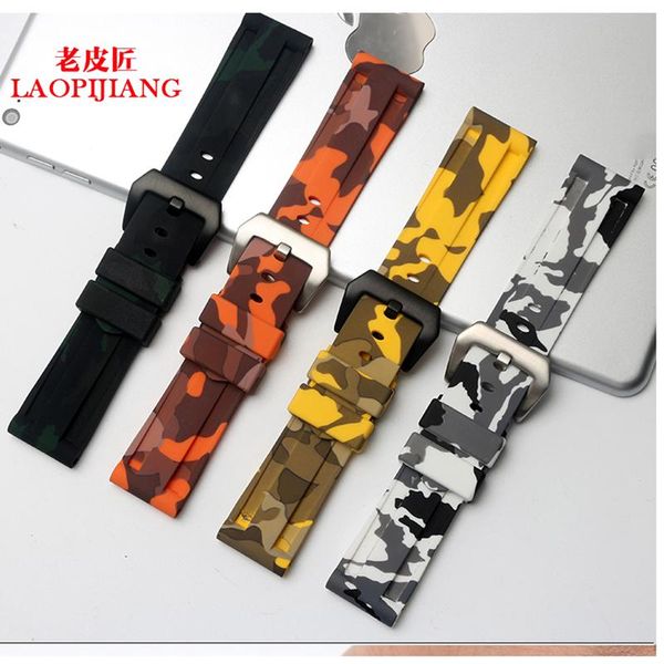 watch bands waterproof hight quality nature silicone camo color watchband pa with stainless steel buckle for men rubber strap, Black;brown
watch bands waterproof hight quality nature silicone camo color watchband pa with stainless steel buckle for men rubber strap, Black;brown