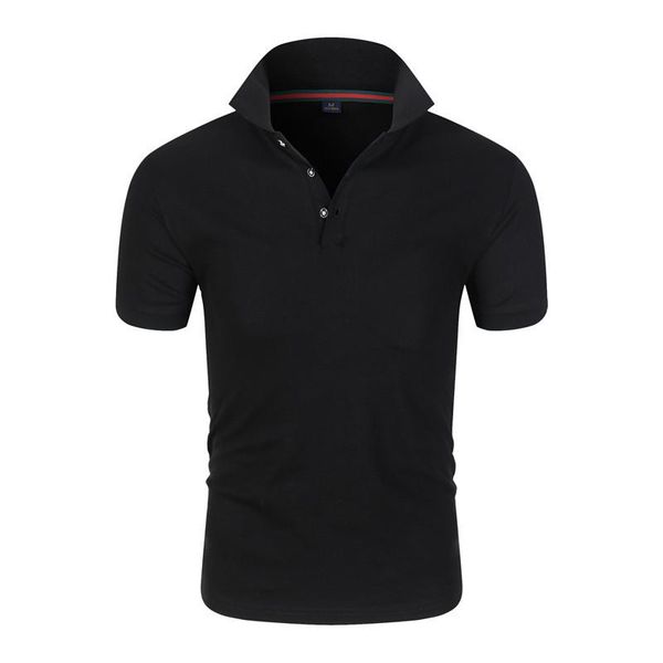 men's polos summer short-sleeved solid color shirt work clothes lapel button-type cotton sweat t-shirt, White;black
men's polos summer short-sleeved solid color shirt work clothes lapel button-type cotton sweat t-shirt, White;black