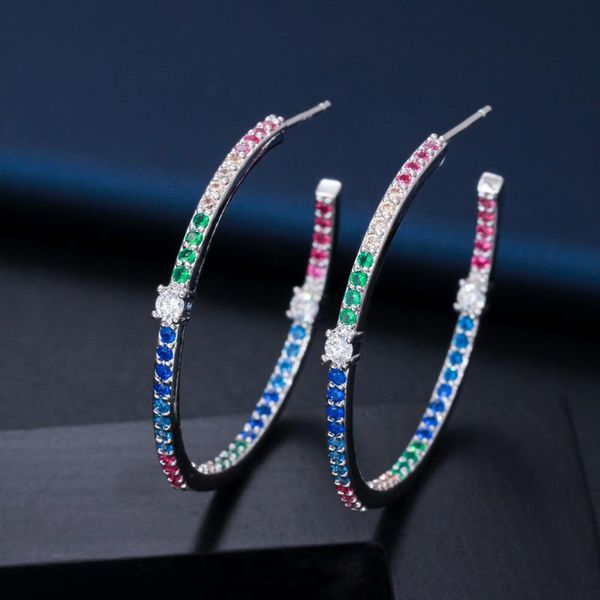 hoop & huggie fashion simple earrings copper set zircon ring femininity everyday accessories, Golden;silver
hoop & huggie fashion simple earrings copper set zircon ring femininity everyday accessories, Golden;silver