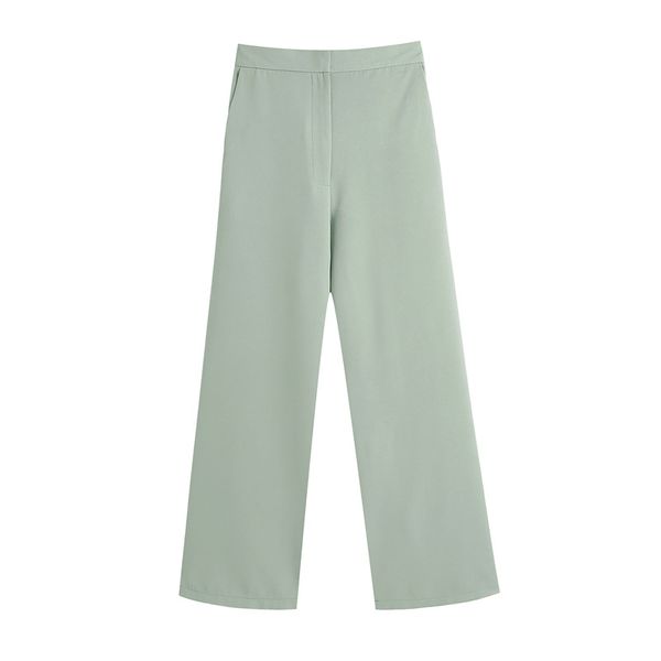 solid green blazer pants for women pockets mid waist straight lady elegant fashion trousers female 210430, Black;white
solid green blazer pants for women pockets mid waist straight lady elegant fashion trousers female 210430, Black;white