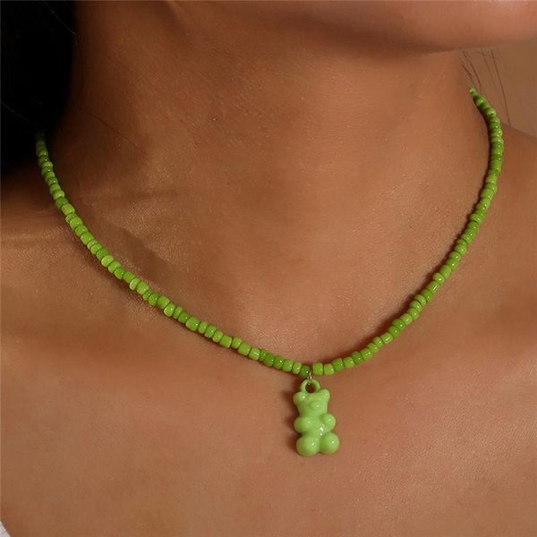 pendant necklaces yeyulin 1pcs colorful resin gummy bears necklace bead chain for women girls beaded adjustable jewelry gifts, Silver
pendant necklaces yeyulin 1pcs colorful resin gummy bears necklace bead chain for women girls beaded adjustable jewelry gifts, Silver