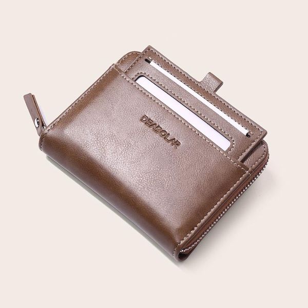 wallets 2021 fashion men pu leather mini male pocket retro zipper purse luxury card holder, Red;black
wallets 2021 fashion men pu leather mini male pocket retro zipper purse luxury card holder, Red;black