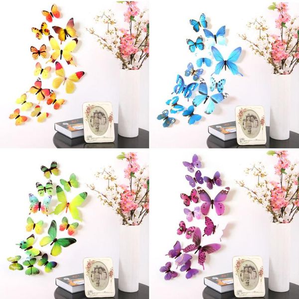 wall stickers 12pcs butterflies sticker decals on the year home decorations 3d butterfly pvc wallpaper for living room
wall stickers 12pcs butterflies sticker decals on the year home decorations 3d butterfly pvc wallpaper for living room