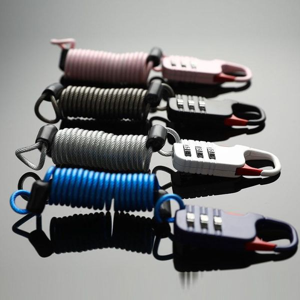 bike locks bicycle anti theft motorcycle three digit password combination safety cable wire rope helmet lock 60 * 22mm
bike locks bicycle anti theft motorcycle three digit password combination safety cable wire rope helmet lock 60 * 22mm