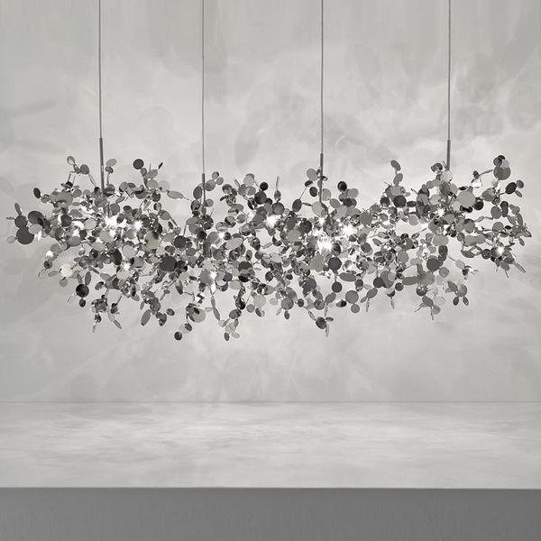 pendant lamps nordic modern personality stainless steel chrome leaf led chandelier living room lamp bar table dining
pendant lamps nordic modern personality stainless steel chrome leaf led chandelier living room lamp bar table dining