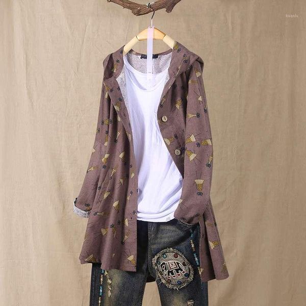 women's blouses & shirts hooded cardigans printed blouse 2021 spring fashion long sleeve coats female casual button, White
women's blouses & shirts hooded cardigans printed blouse 2021 spring fashion long sleeve coats female casual button, White