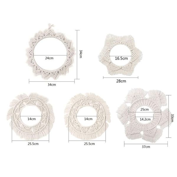 mirrors macrame mirror handmade tapestry makeup hanging wall bohemian decoration drop
mirrors macrame mirror handmade tapestry makeup hanging wall bohemian decoration drop