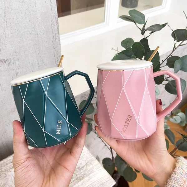 mugs 1 piece of gift mug simple style fresh color geometry lines ceramic with cover & spoon set water coffee
mugs 1 piece of gift mug simple style fresh color geometry lines ceramic with cover & spoon set water coffee