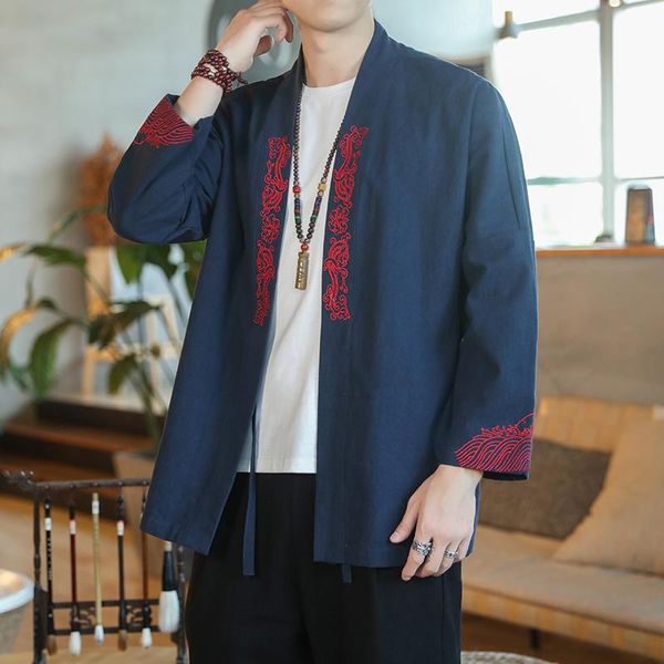 ethnic clothing autumn men's coat tang style retro hanfu windbreaker chinese wear large size traditional, Red
ethnic clothing autumn men's coat tang style retro hanfu windbreaker chinese wear large size traditional, Red