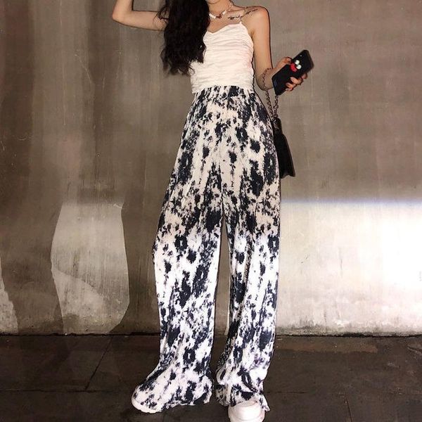 women's pants & capris casual trousers women streetwear tie dye high waist wide leg for palazzo loose, Black;white
women's pants & capris casual trousers women streetwear tie dye high waist wide leg for palazzo loose, Black;white