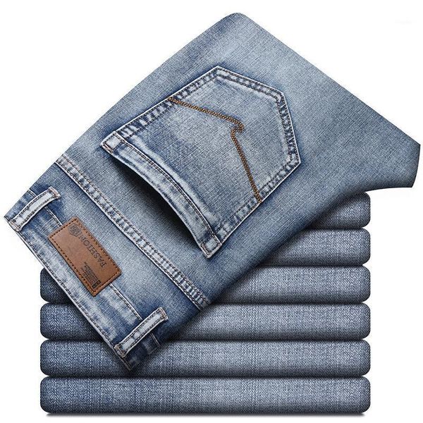 mens summer jeans design stretch casual straight-leg denim pants men's blue gray brand cotton trousers
mens summer jeans design stretch casual straight-leg denim pants men's blue gray brand cotton trousers