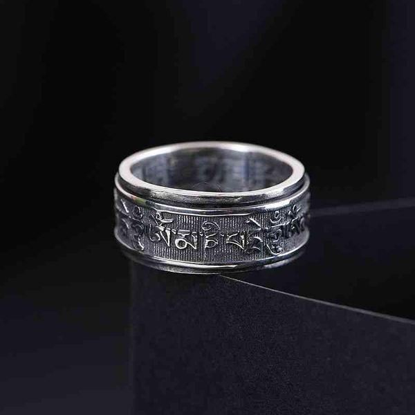 band rings finger golden deer king s9s925 silver fashion design six word truth men's and women's thai rotating
band rings finger golden deer king s9s925 silver fashion design six word truth men's and women's thai rotating
