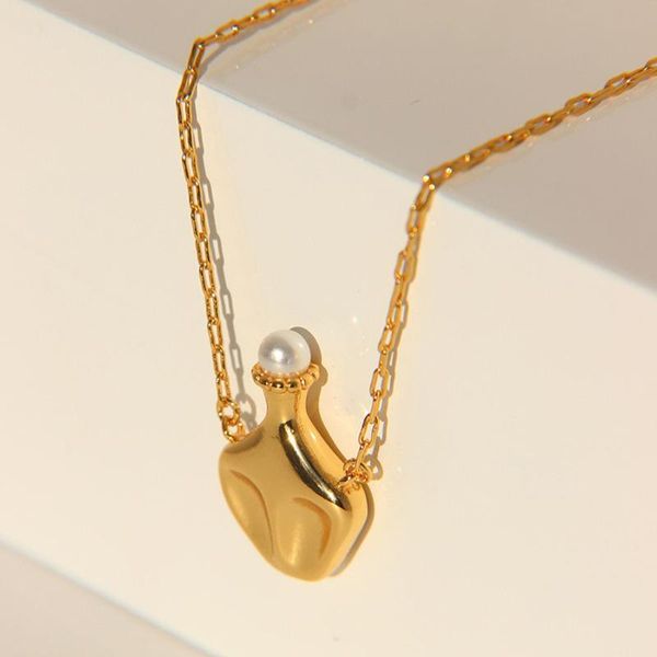 chains . vintage and high-grade design of wine pot necklace. savi's same kettle pearl pendant necklaces are fashionable, Silver
chains . vintage and high-grade design of wine pot necklace. savi's same kettle pearl pendant necklaces are fashionable, Silver