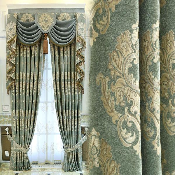 luxurious atmosphere villa living room classic luxury european curtain high grade chenille bedroom shading window & drapes
luxurious atmosphere villa living room classic luxury european curtain high grade chenille bedroom shading window & drapes