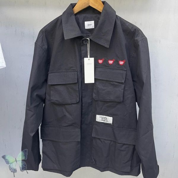 men's jackets embroidery human made jacket moto biker men women outerwear coat with pocket tag label, Black;brown
men's jackets embroidery human made jacket moto biker men women outerwear coat with pocket tag label, Black;brown
