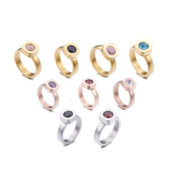 cluster rings 1pc colorful stone for women size 6-9 stainless steel gold finger rose silver girls engagement gift, Golden;silver
cluster rings 1pc colorful stone for women size 6-9 stainless steel gold finger rose silver girls engagement gift, Golden;silver