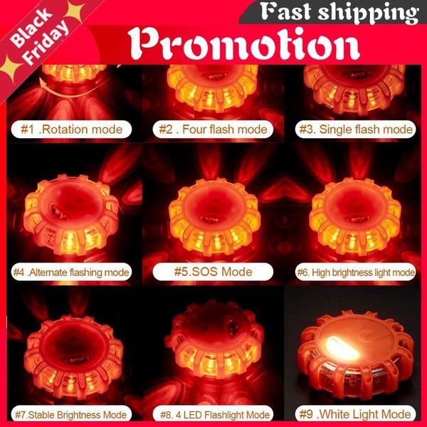 emergency lights 4pcs/set magnetic led strobe warning light road rescue safety flashing car roadside beacon lamps
emergency lights 4pcs/set magnetic led strobe warning light road rescue safety flashing car roadside beacon lamps