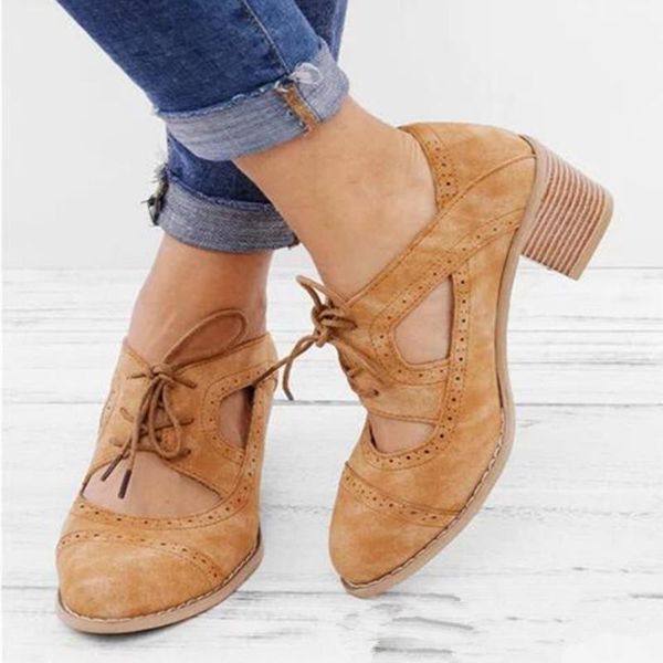 women pumps spring autumn high heels lace up brogue shoes ladies cross tied platform british style casual zapatos mujer dress, Black
women pumps spring autumn high heels lace up brogue shoes ladies cross tied platform british style casual zapatos mujer dress, Black
