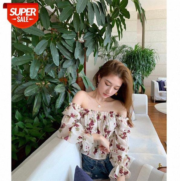 korean style temperament blouse for women without broken flowers, sweet one-shoulder with wooden ears #sa0l, Black;gray
korean style temperament blouse for women without broken flowers, sweet one-shoulder with wooden ears #sa0l, Black;gray