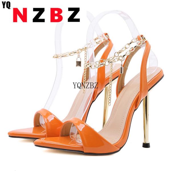 sandals yqnzbz summer chain ankle strap women open toe thin high heels buckle wedding female shoes, Black
sandals yqnzbz summer chain ankle strap women open toe thin high heels buckle wedding female shoes, Black
