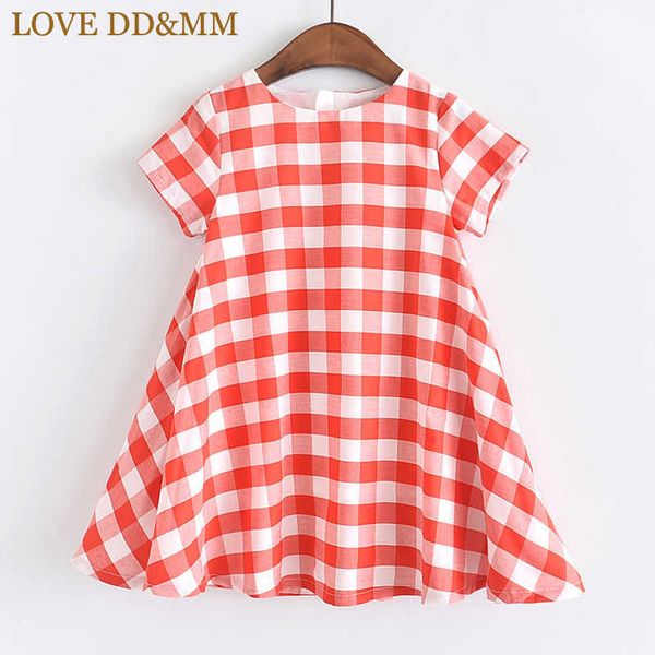 love dd&mm girls dresses summer children's wear girls fresh plaid simple comfortable round neck dress 210715, Red;yellow
love dd&mm girls dresses summer children's wear girls fresh plaid simple comfortable round neck dress 210715, Red;yellow