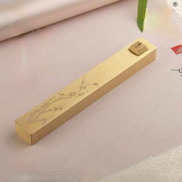 gift sets seal brass calligraphy paperweight creative ballast metal press paper traditional carving crafts catalpa town ruler
gift sets seal brass calligraphy paperweight creative ballast metal press paper traditional carving crafts catalpa town ruler