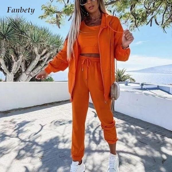 women's two piece pants 2021 fashion casual three sets slim long lace-up pants+short hooded jacket suits women sport wear loose outfits, White
women's two piece pants 2021 fashion casual three sets slim long lace-up pants+short hooded jacket suits women sport wear loose outfits, White