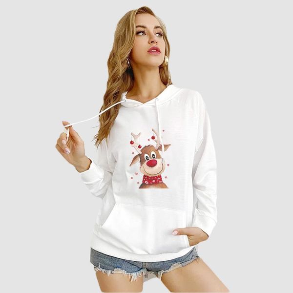 women's hoodies & sweatshirts plus size women warm hooded christmas cartoon elk print autumn winter fashion casual female pullover, Black
women's hoodies & sweatshirts plus size women warm hooded christmas cartoon elk print autumn winter fashion casual female pullover, Black
