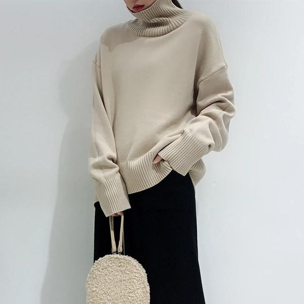 women's sweaters 2021 ins fashion women autumn winter turtleneck chic sweater clothing, White;black
women's sweaters 2021 ins fashion women autumn winter turtleneck chic sweater clothing, White;black
