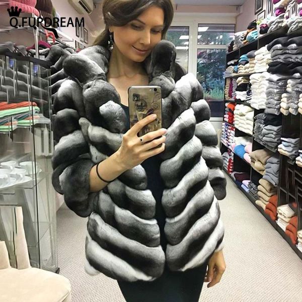 women's fur & faux q.furdream women winter warm real rex coat fashion twill stand collar jacket thick full sleeves outerwear clothing, Black
women's fur & faux q.furdream women winter warm real rex coat fashion twill stand collar jacket thick full sleeves outerwear clothing, Black