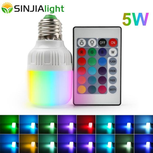 bulbs 5w rgb bulb led lamp ir remote control light 16 color changing lampada lights party stage lighting 110v 220v e27
bulbs 5w rgb bulb led lamp ir remote control light 16 color changing lampada lights party stage lighting 110v 220v e27
