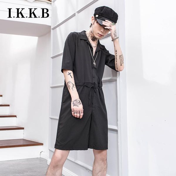 japanese retro overalls jumpsuit summer men's loose short-sleeved onesie korean version of the trend one-piece shorts, White;black
japanese retro overalls jumpsuit summer men's loose short-sleeved onesie korean version of the trend one-piece shorts, White;black