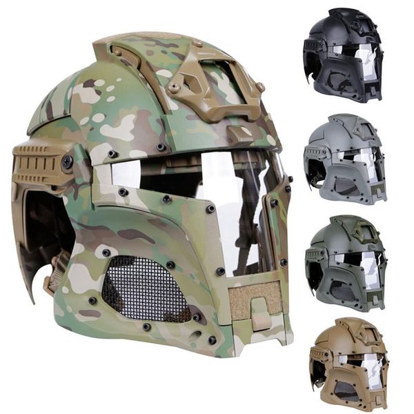 cycling caps & masks military full face helmet mask safety tactical combat adjustable army wargame cs paintball shooting, Black
cycling caps & masks military full face helmet mask safety tactical combat adjustable army wargame cs paintball shooting, Black