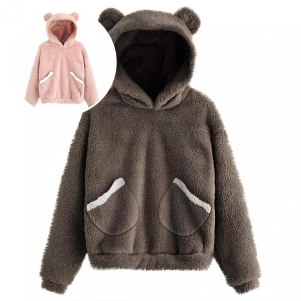 women's hoodies & sweatshirts lady warm solid color long sleeve hooded coat sweatshirt jacket winter ear for office, Black
women's hoodies & sweatshirts lady warm solid color long sleeve hooded coat sweatshirt jacket winter ear for office, Black