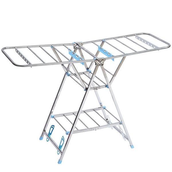 outdoor indoor drying rack balcony storage rack, a multi-purpose stainless steel floor-standing folding towel racks
outdoor indoor drying rack balcony storage rack, a multi-purpose stainless steel floor-standing folding towel racks