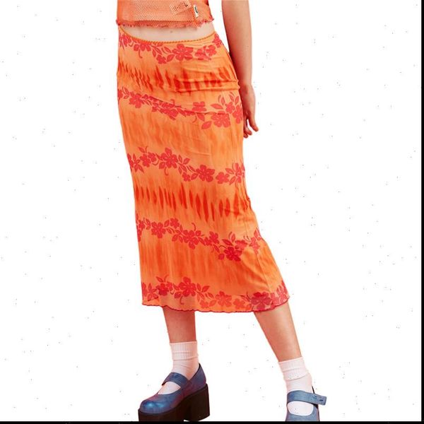 fashion summer boho beach women skirt casual style high waist floral printing orange midi party holiday clothing, Black
fashion summer boho beach women skirt casual style high waist floral printing orange midi party holiday clothing, Black