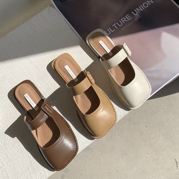 slippers bailamos 2021women leisure mules shoes toe leather square flat half drag sandal ol ladies comfortable elegant slip on san, Black
slippers bailamos 2021women leisure mules shoes toe leather square flat half drag sandal ol ladies comfortable elegant slip on san, Black