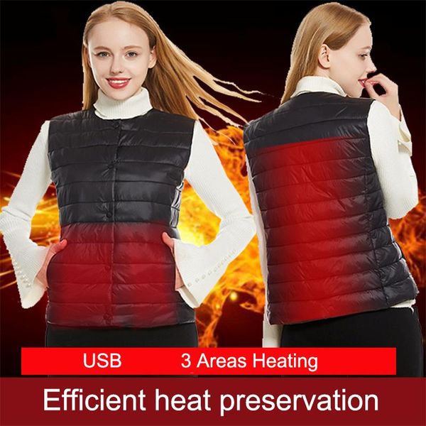 men's vests fashion heating clothing intelligent leisure women men light down cotton vest constant temperature, Black;white
men's vests fashion heating clothing intelligent leisure women men light down cotton vest constant temperature, Black;white