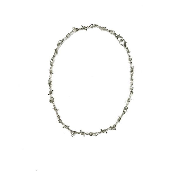 chokers hip hop punk thorn stainless steel silver necklace for men and women fashion trend multi purpose ornaments, Golden;silver
chokers hip hop punk thorn stainless steel silver necklace for men and women fashion trend multi purpose ornaments, Golden;silver