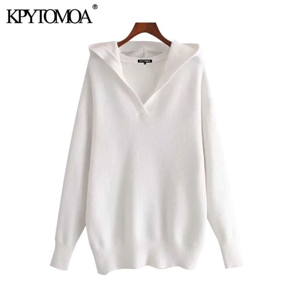 women fashion soft touch loose knitted hoodies sweatshirt vintage long sleeve hooded female pullovers chic 210420, Black
women fashion soft touch loose knitted hoodies sweatshirt vintage long sleeve hooded female pullovers chic 210420, Black