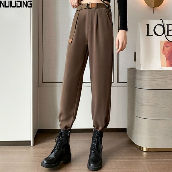 women loose high waist cargo pants spring autumn female casual harem pant streetwear harajuku straight trousers with belt 210514, Black;white
women loose high waist cargo pants spring autumn female casual harem pant streetwear harajuku straight trousers with belt 210514, Black;white