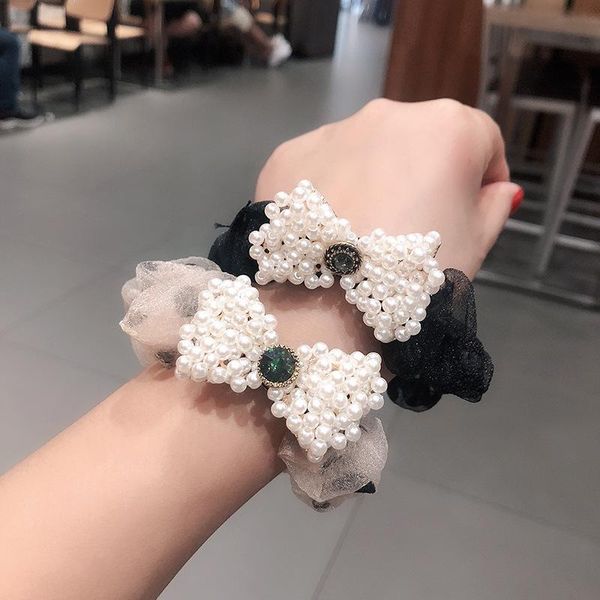hair accessories french style temperament imitation pearl bow large intestine rope fashion sweet girl women's ponytail
hair accessories french style temperament imitation pearl bow large intestine rope fashion sweet girl women's ponytail