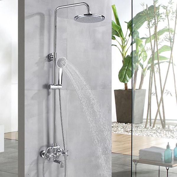 chrome rain shower faucet set wall mount bathroom cold water mixer tap rainfall sets
chrome rain shower faucet set wall mount bathroom cold water mixer tap rainfall sets