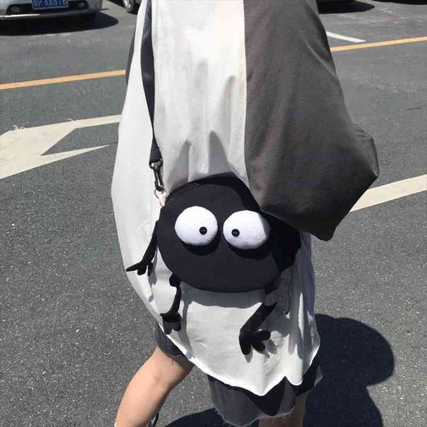 women canvas messenger bags funny cute ugly small bag one shoulder black wool briquette style
women canvas messenger bags funny cute ugly small bag one shoulder black wool briquette style