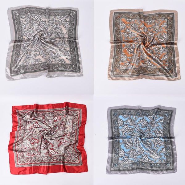 fashion scarf silk satin bandana soft neckerchief women summer square small bag wrap ladies scarves, Blue;gray
fashion scarf silk satin bandana soft neckerchief women summer square small bag wrap ladies scarves, Blue;gray