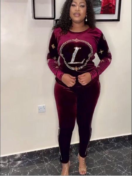 ethnic clothing velvet african women's autumn / winter 2021 muslim 2-piece set fashionable women', Red
ethnic clothing velvet african women's autumn / winter 2021 muslim 2-piece set fashionable women', Red